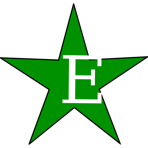 SVG Esperanto star
