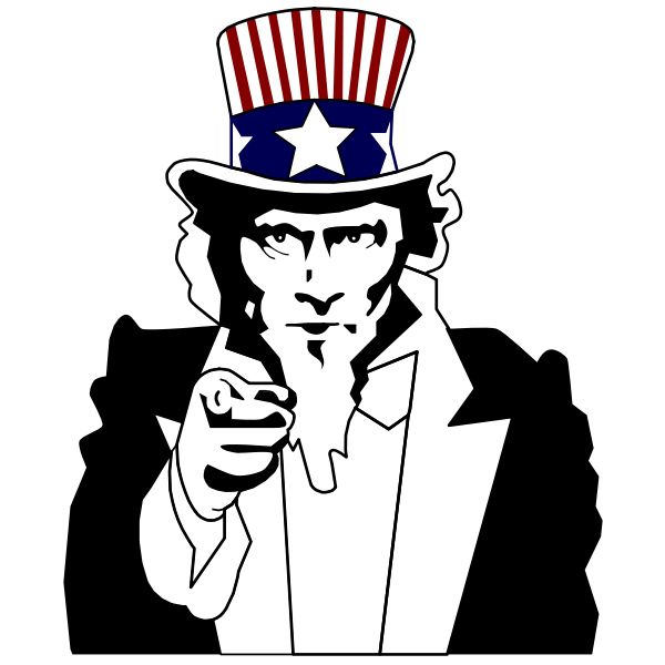 SVG Estranged uncle Sam