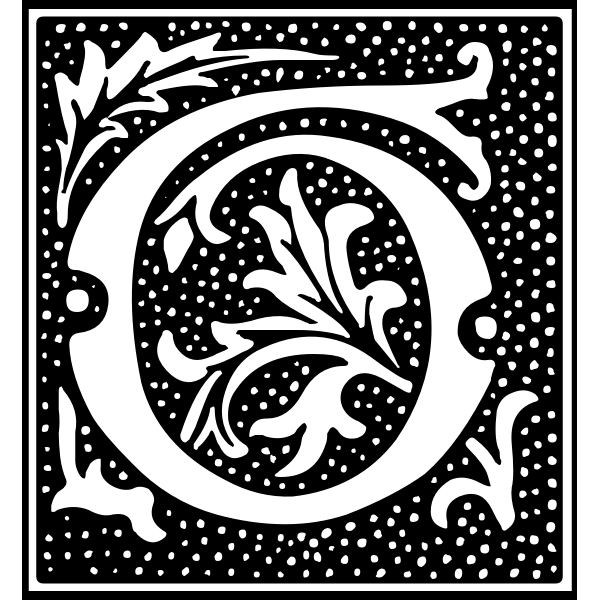 SVG Euclid Initial Letter G
