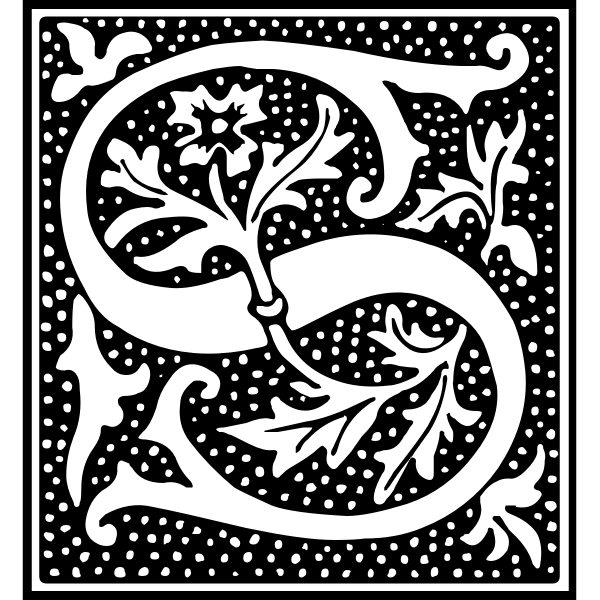 SVG Euclid Initial Letter S