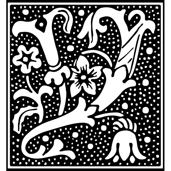 SVG Euclid Initial Letter Y