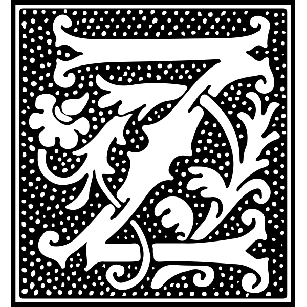 SVG Euclid Initial Letter Z