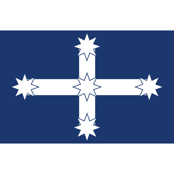 SVG Eureka Flag vector clip art