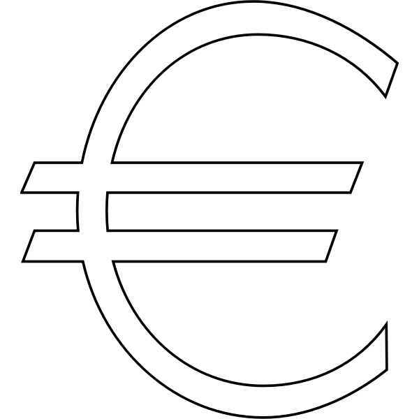 SVG Euro sign