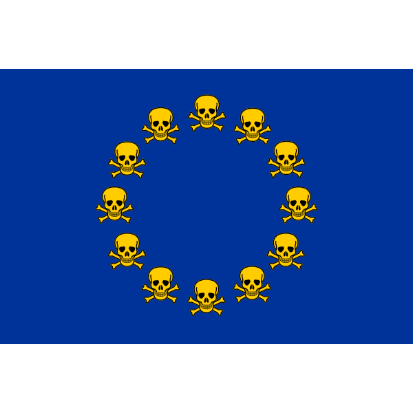 SVG European Union kills sign image