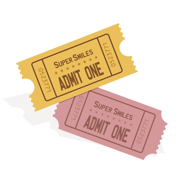 SVG Event tickets vector image