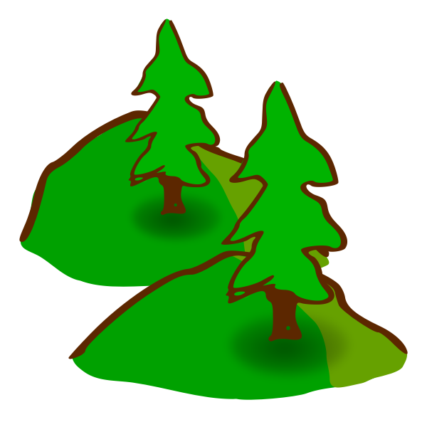 SVG Evergreen hills