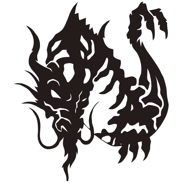 SVG Evil demon tattoo
