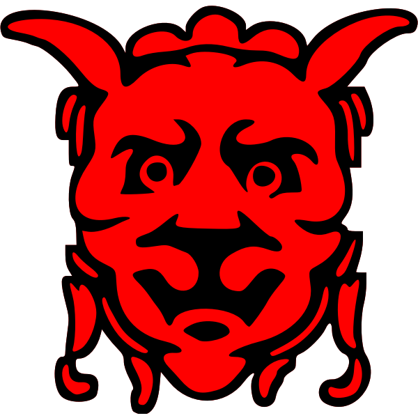 SVG Evil face