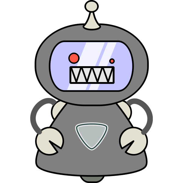 SVG Evil robot