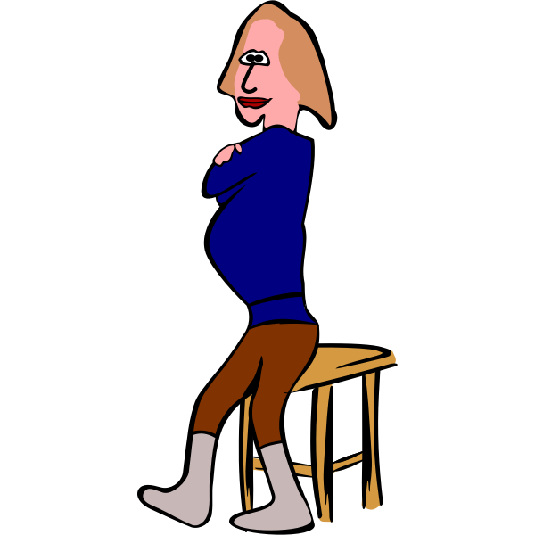 SVG excercising at a crutch