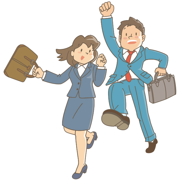 SVG Excited employees