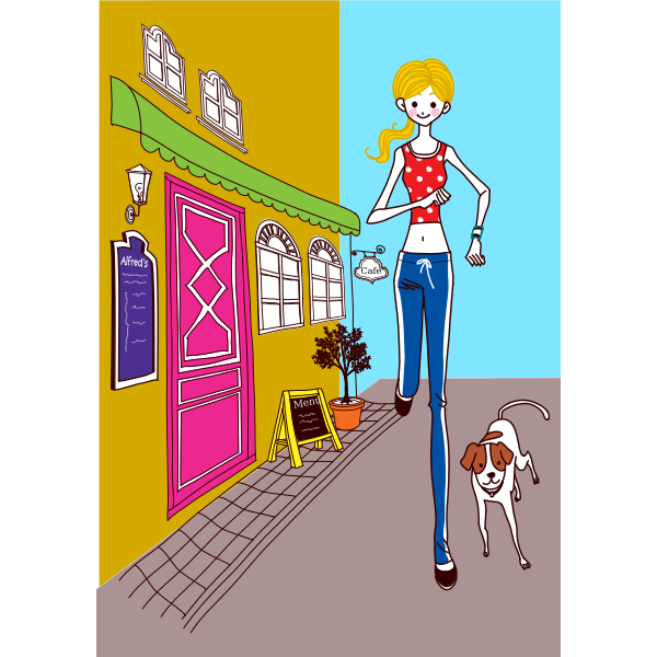 SVG Exercise with a dog