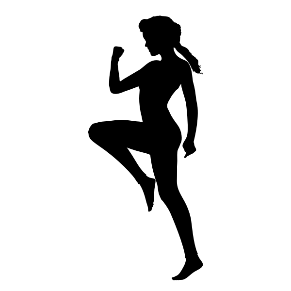 SVG Exercising silhouette