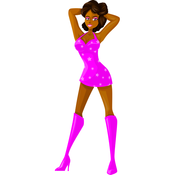 SVG Exotic dancer image