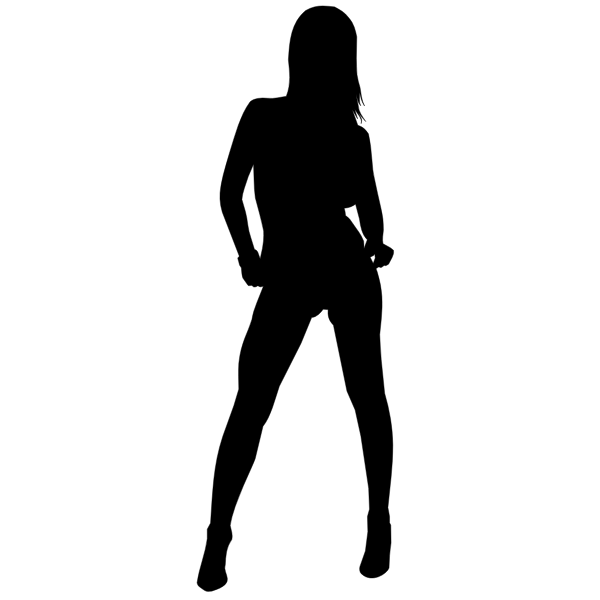SVG Exotic dancer silhouette