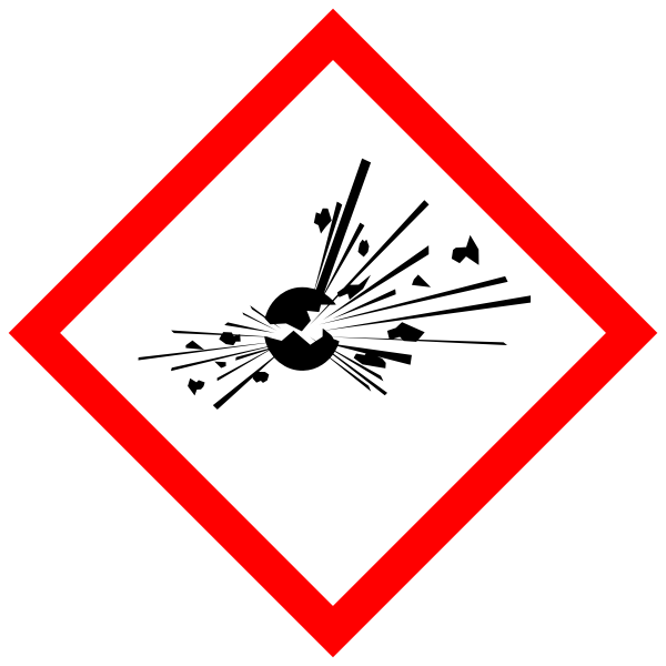 SVG Explosive substances warning