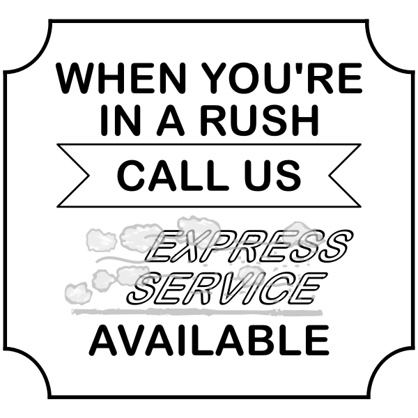 SVG Express service poster