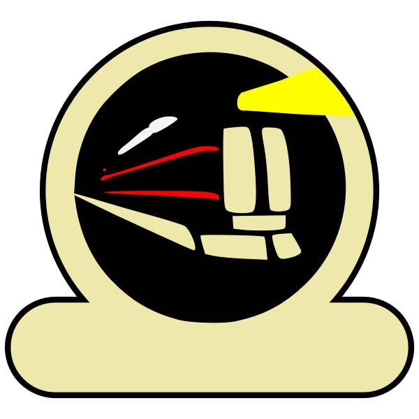 SVG Express Train Patch Black