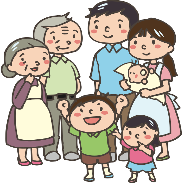 SVG Extended cartoon family
