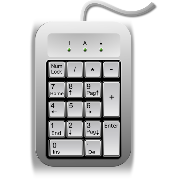 SVG External 10 Key