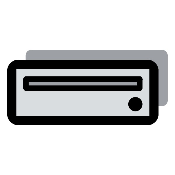 SVG External disc icon