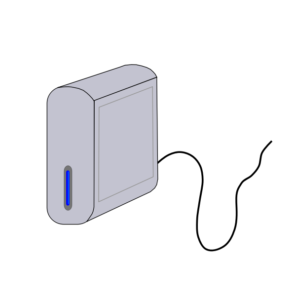 SVG External hard drive vector graphics