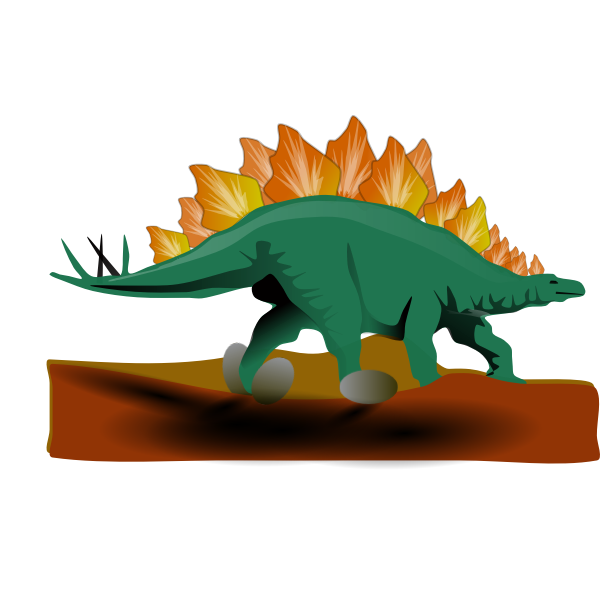 SVG Extinct dinosaur