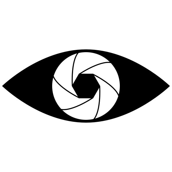 SVG Eye camera vector icon