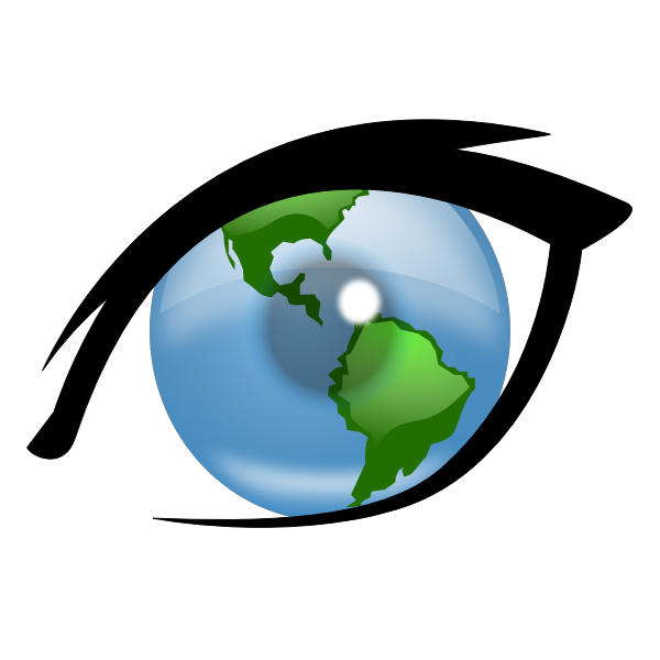 SVG Eye can see the world