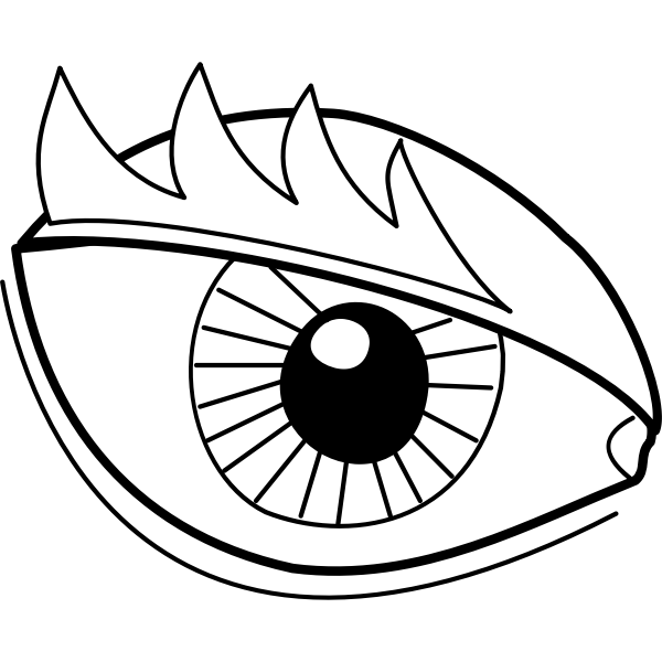 SVG Eye drawing image