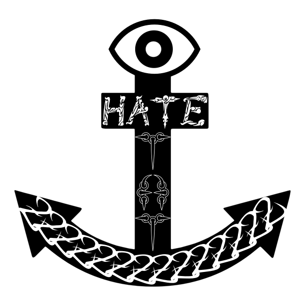 SVG eye hate tat 2s variation 2