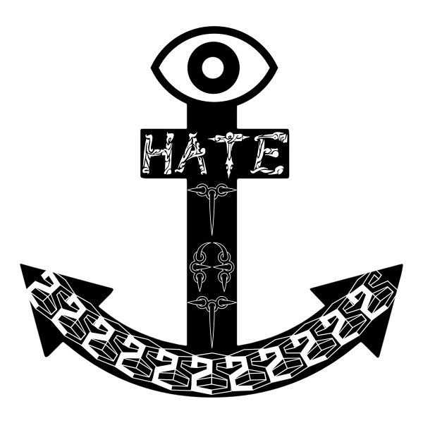 SVG eye hate tat 2s variation 3