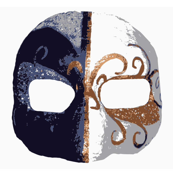 SVG Eye mask vector image