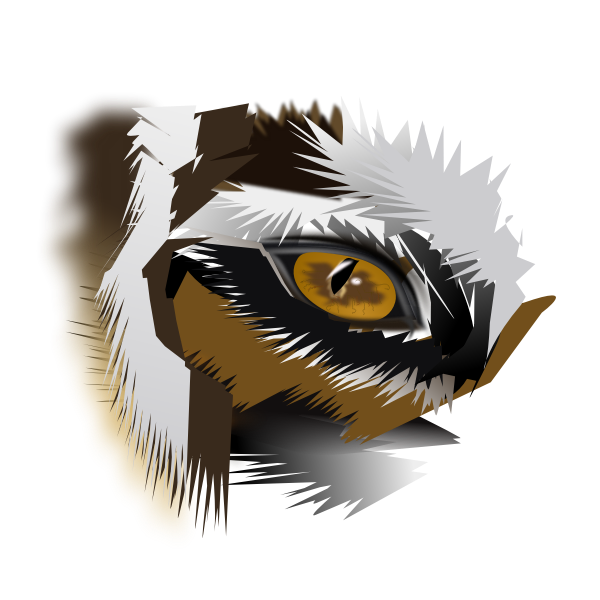 SVG eye of the tiger