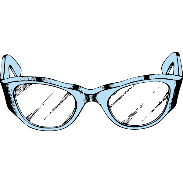 SVG eyeglasses