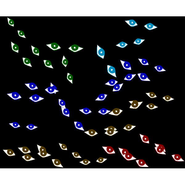 SVG Eyes watching