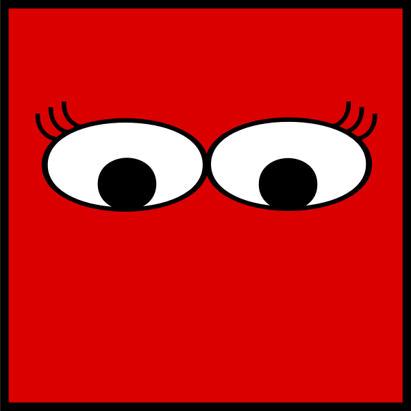 SVG Eyes with lashes