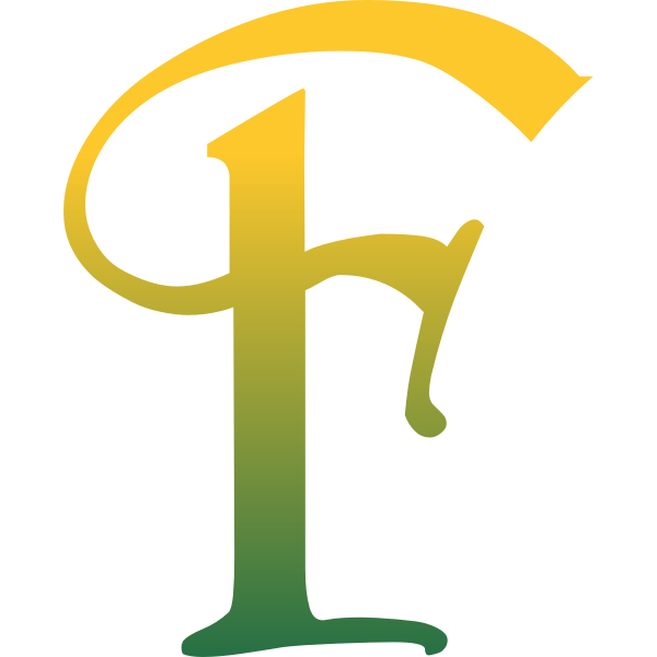 SVG F green letter