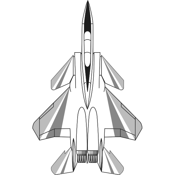SVG F15 Jet