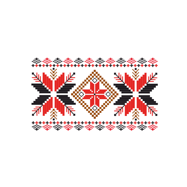 SVG Fabric decoration pattern