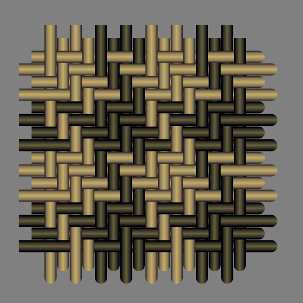 SVG Fabric pattern silhouette