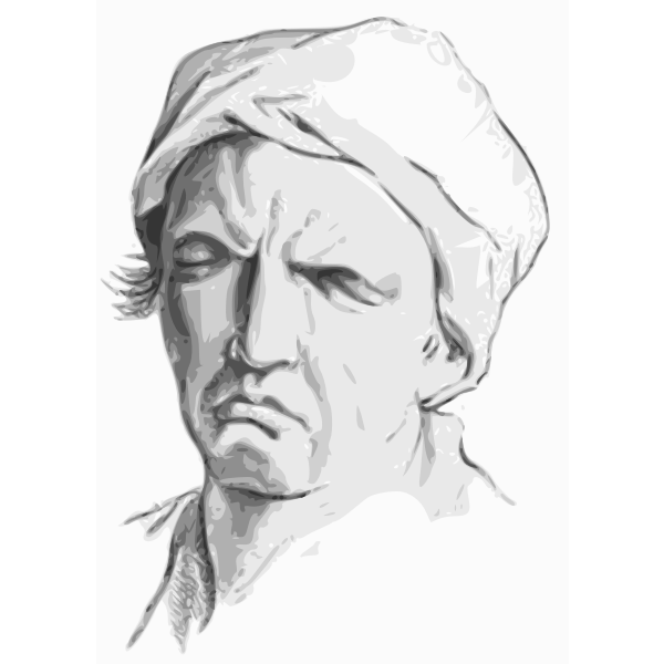 SVG Face expression man