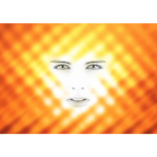 SVG Face on background