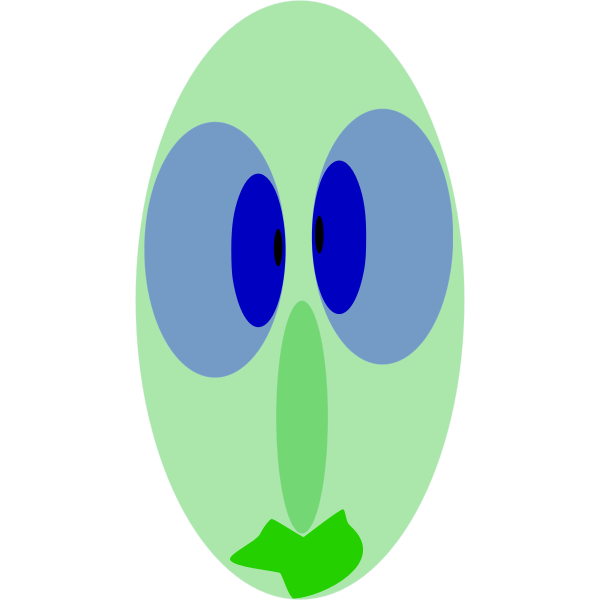 SVG Face With Eyes