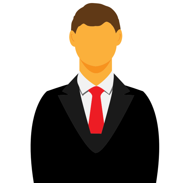 SVG Faceless Man Avatar