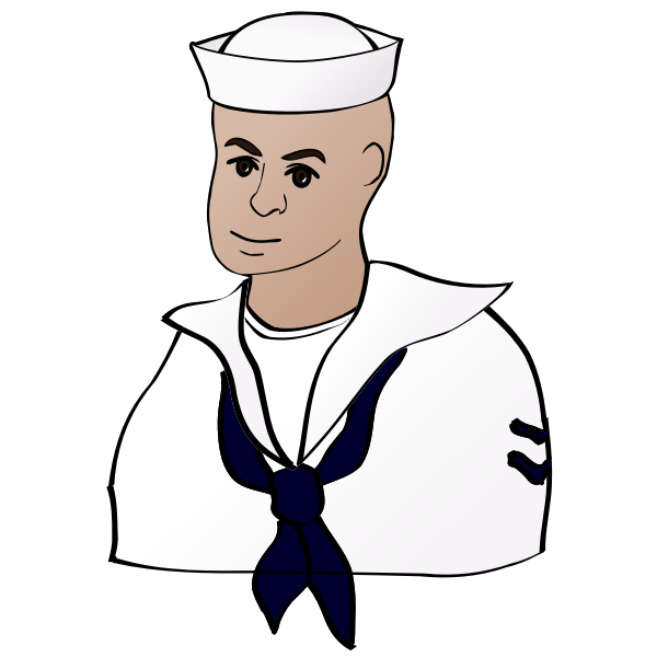 SVG Faceless sailor