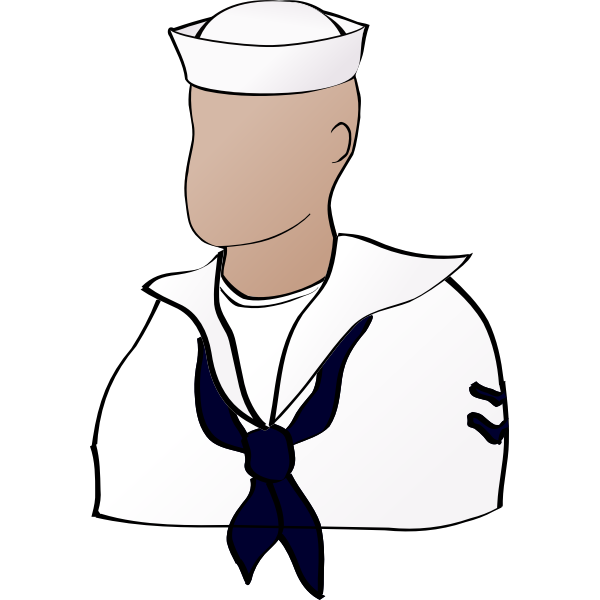 SVG Faceless sailor