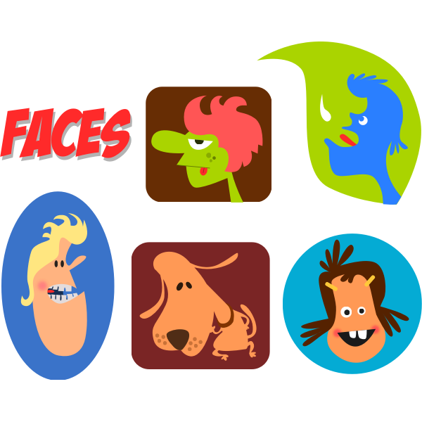 SVG faces