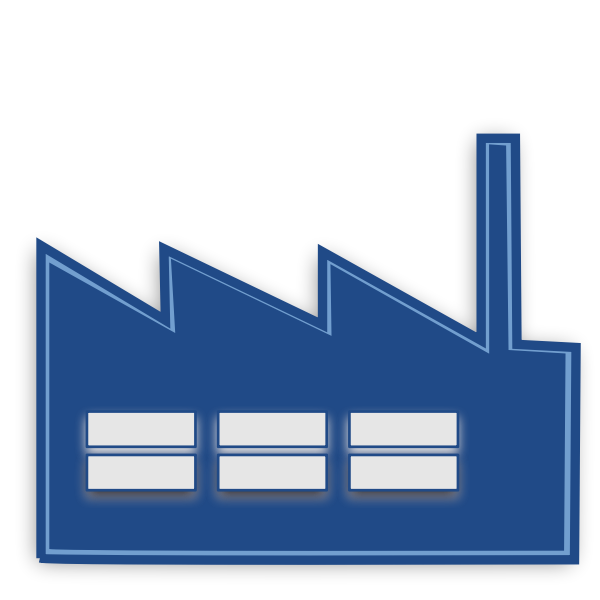 SVG Factory icon vector image